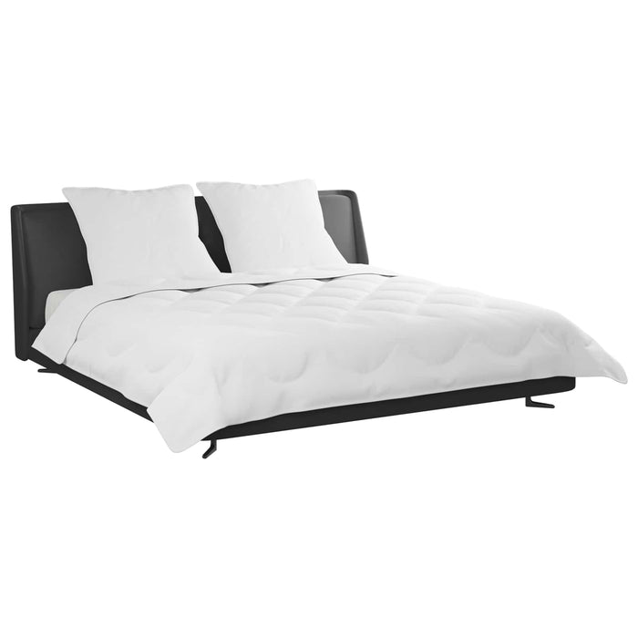 Pilotă de vară cu pernă 3 pcs Alb Microfibră - WALTI WALTI