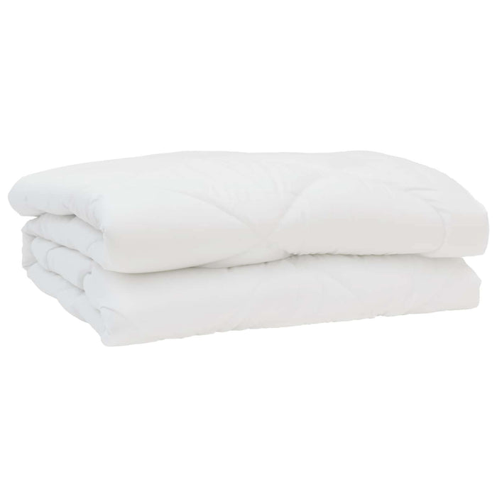 Pilotă cu pernă 3 pcs Alb Microfibră - WALTI WALTI