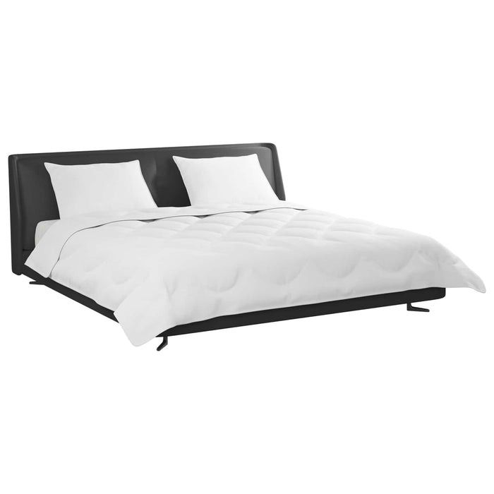 Pilotă cu pernă 3 pcs Alb Microfibră - WALTI WALTI
