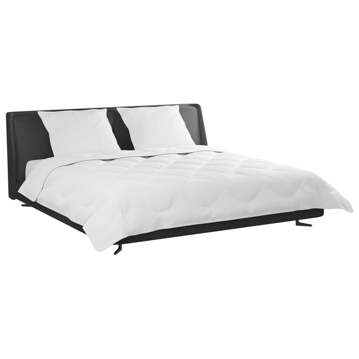 Pilotă cu pernă 3 pcs Alb Microfibră - WALTI WALTI