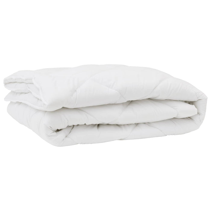 Pilotă cu pernă 3 pcs Alb Microfibră - WALTI WALTI
