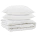 Duvet pentru toate sezoanele cu pernă 3 pcs Alb Microfibră - WALTI WALTI