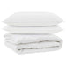 Duvet pentru toate sezoanele cu pernă 3 pcs Alb Microfibră - WALTI WALTI