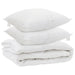 Duvet pentru toate sezoanele cu pernă 3 pcs Alb Microfibră - WALTI WALTI