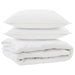 Duvet pentru toate sezoanele cu pernă 3 pcs Alb Microfibră - WALTI WALTI