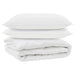Duvet pentru toate sezoanele cu pernă 3 pcs Alb Microfibră - WALTI WALTI