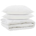Duvet pentru toate sezoanele cu pernă 3 pcs Alb Microfibră - WALTI WALTI