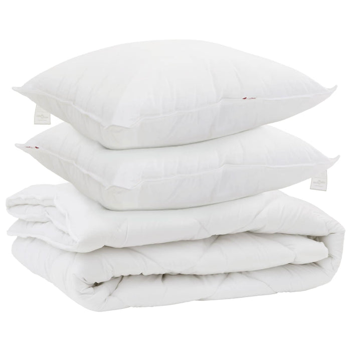 Duvet pentru toate sezoanele cu pernă 3 pcs Alb Microfibră - WALTI WALTI
