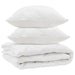 Duvet pentru toate sezoanele cu pernă 3 pcs Alb Microfibră - WALTI WALTI