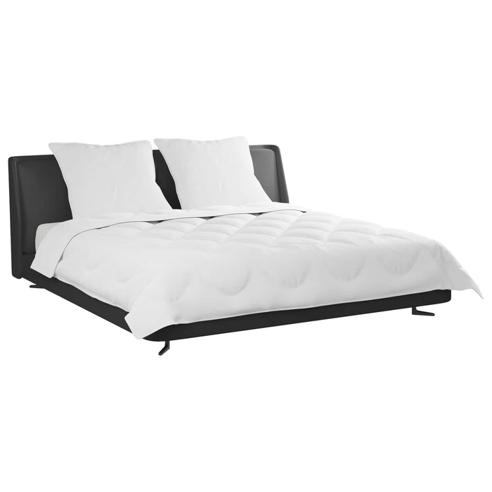 Pilotă cu pernă 3 pcs Alb Microfibră - WALTI WALTI