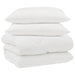 Duvet de iarnă cu pernă 3 pcs Alb Microfibră - WALTI WALTI