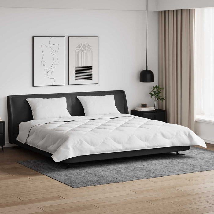 Duvet de iarnă cu pernă 3 pcs Alb Microfibră - WALTI WALTI