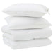 Duvet de iarnă cu pernă 3 pcs Alb Microfibră - WALTI WALTI