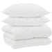 Duvet de iarnă cu pernă 3 pcs Alb Microfibră - WALTI WALTI