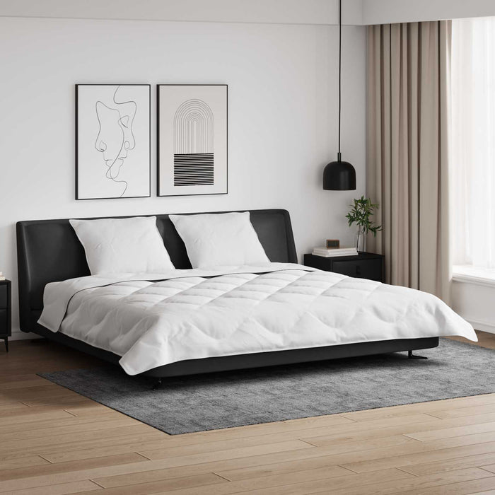 Duvet de iarnă cu pernă 3 pcs Alb Microfibră - WALTI WALTI