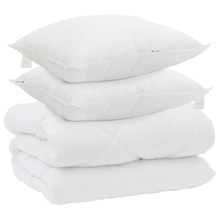 Duvet de iarnă cu pernă 3 pcs Alb Microfibră - WALTI WALTI