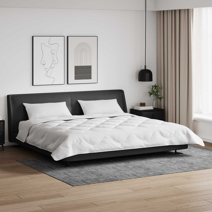 Duvet de iarnă cu pernă 3 pcs Alb Microfibră - WALTI WALTI
