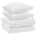 Duvet de iarnă cu pernă 3 pcs Alb Microfibră - WALTI WALTI