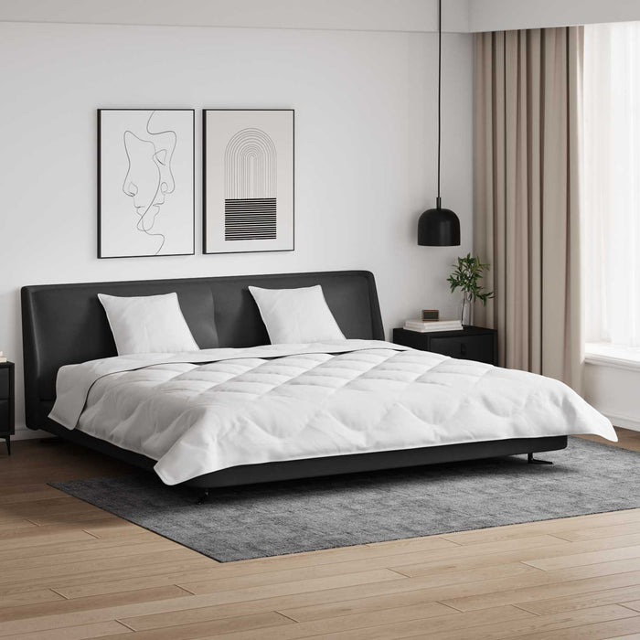 Duvet de iarnă cu pernă 3 pcs Alb Microfibră - WALTI WALTI