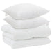 Duvet de iarnă cu pernă 3 pcs Alb Microfibră - WALTI WALTI