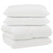 Duvet cu perne cu pernă 3 pcs Alb Microfibră și Pene de Rață - WALTI WALTI