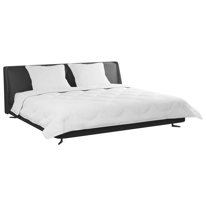 Duvet cu perne cu pernă 3 pcs Alb Microfibră și Pene de Rață - WALTI WALTI