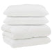 Duvet cu perne cu pernă 3 pcs Alb Microfibră și Pene de Rață - WALTI WALTI