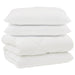 Duvet cu perne cu pernă 3 pcs Alb Microfibră și Pene de Rață - WALTI WALTI