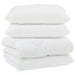 Duvet cu perne cu pernă 3 pcs Alb Microfibră și Pene de Rață - WALTI WALTI