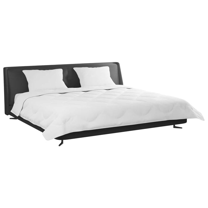 Duvet cu perne cu pernă 3 pcs Alb Microfibră și Pene de Rață - WALTI WALTI