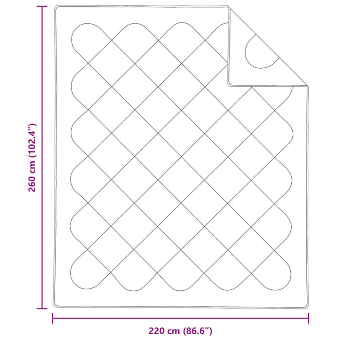 Duvet cu perne cu pernă 3 pcs Alb Microfibră și Pene de Rață - WALTI WALTI