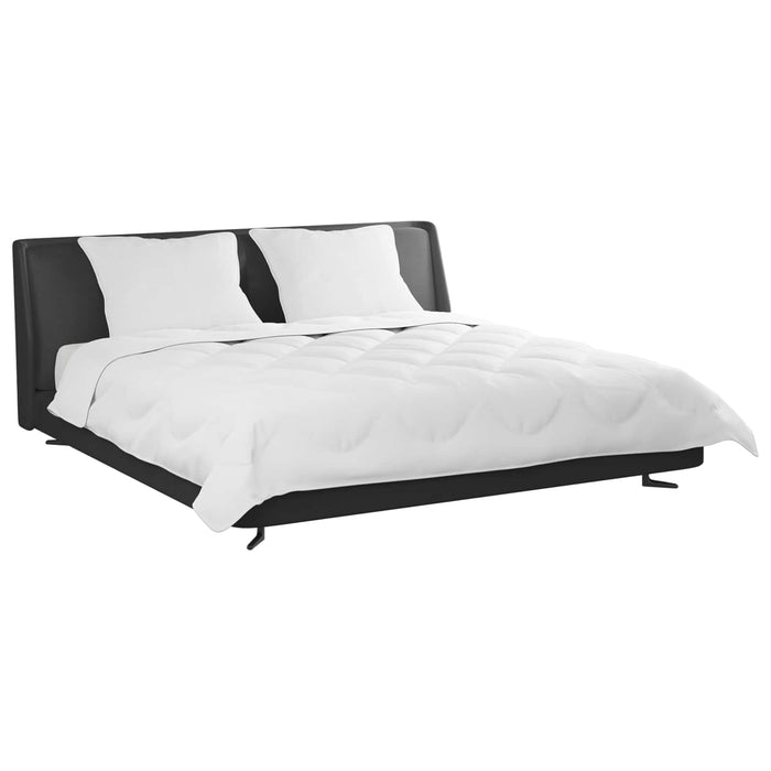 Set de Pături cu pernă 3 pcs Alb Microfibră și Pene de Rață - WALTI WALTI