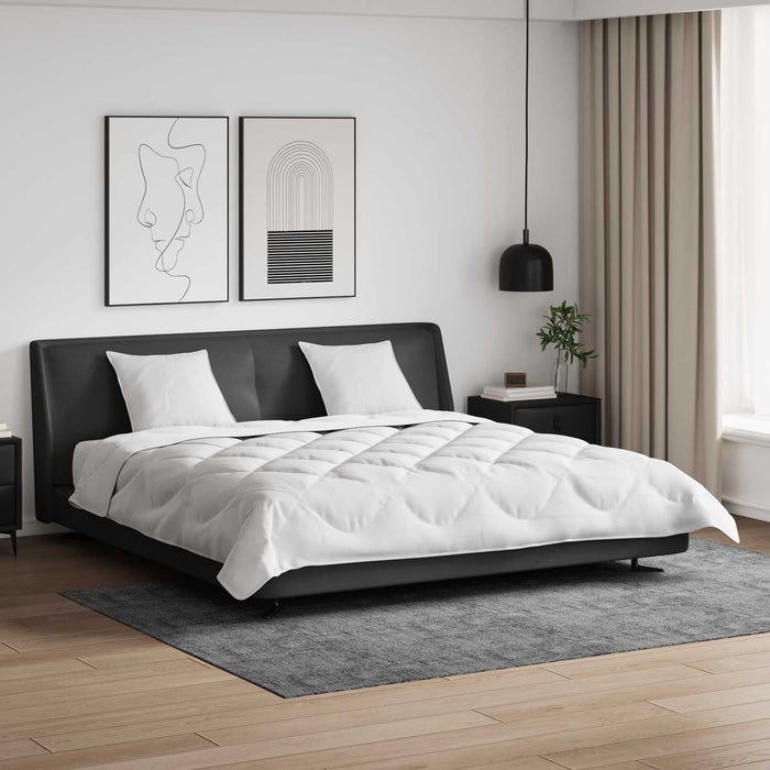 Duvet cu perne cu pernă 3 pcs Alb Microfibră - WALTI WALTI