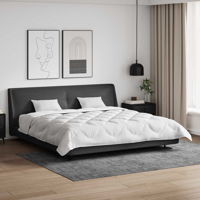 Duvet cu perne cu pernă 3 pcs Alb Microfibră - WALTI WALTI