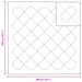 Pilotă cu pernă 3 pcs Alb Microfibră - WALTI WALTI