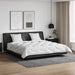 Pilotă cu pernă 3 pcs Alb Microfibră - WALTI WALTI