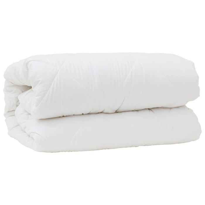 Pilotă cu pernă 3 pcs Alb Microfibră - WALTI WALTI