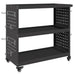 Cărucior pentru unelte cu raft cu roata Negru 75 x 35 x 73 cm - WALTI WALTI