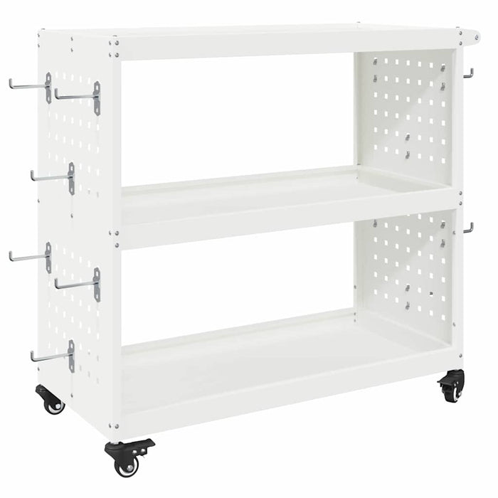 Cărucior pentru unelte Alb 75 x 35 x 73 cm Oțel laminat la rece - WALTI WALTI