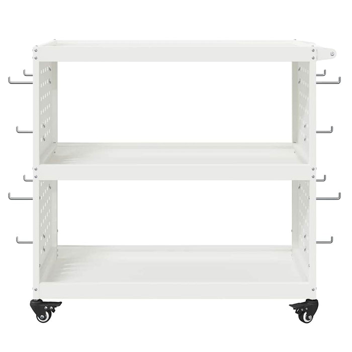Cărucior pentru unelte Alb 75 x 35 x 73 cm Oțel laminat la rece - WALTI WALTI