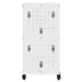 Cărucior pentru unelte Alb 75 x 35 x 73 cm Oțel laminat la rece - WALTI WALTI