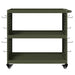 Cărucior pentru unelte cu raft Olivengrønn 75 x 35 x 73 cm - WALTI WALTI