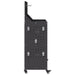 Cărucior pentru unelte cu raft cu roata Negru 65 x 35 x 111 cm - WALTI WALTI