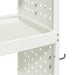 Cărucior pentru unelte cu raft cu roata Alb 65 x 35 x 111 cm - WALTI WALTI