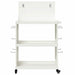 Cărucior pentru unelte cu raft cu roata Alb 65 x 35 x 111 cm - WALTI WALTI