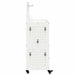 Cărucior pentru unelte cu raft cu roata Alb 65 x 35 x 111 cm - WALTI WALTI