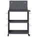 Cărucior pentru unelte cu raft Manual Antracit 65 x 35 x 111 cm - WALTI WALTI