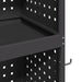 Cărucior pentru unelte cu raft cu roata Negru 65 x 35 x 111 cm - WALTI WALTI