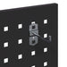 Cărucior pentru unelte cu raft cu roata Negru 65 x 35 x 111 cm - WALTI WALTI