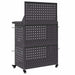 Cărucior pentru unelte cu raft cu roata Negru 65 x 35 x 111 cm - WALTI WALTI